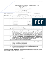 Ahsanullah University of Science and Technology: Course No: BBA 223 Course Name: Financial Management