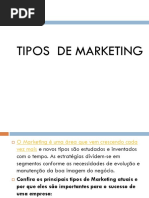 Slide - Tipos de Marketing