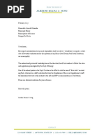 Jardine Letter To Mayor