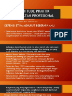 Etik & Attitude Praktik Keperawatan Profesional Erlin