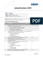 Sr. No Process Steps FPR TAT