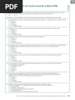 Cuestionario de Función Sexual de La Mujer (FSM)