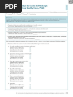 Índice de Calidad de Sueño de Pittsburgh (PSQI)