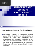 Anti-Graft and Corrupt Practices Act RA 3019