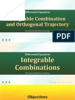 MTPDF6 Integrable Combination and Orthogonal Trajectory-1