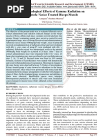 Histopathological Effects of Gamma Radiation On Adhatoda Vasica Treated Biceps Muscle