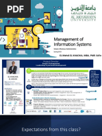 Management of Information Systems: El Mehdi El Khachia, Mba, PMP, Safe