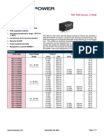 DC/DC Converter TEC 3WI Series, 3 Watt: Models