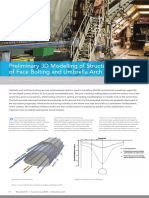 Preliminary 3D Modelling of Structural Behaviour of Face Bolting and Umbrella Arch in Tunneling