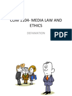 Topic 4 - Defamation