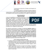 Trabajadoras Sexuales Piden A Las Autoridades Que Desarticulen A Las Mafias Que Se Dedican Al Sicariato y La Extorsión