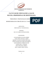 Principios y Protocolos Clínicos de Bioseguridad en Cirugía Bucal y Maxilofacial