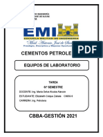 Cementos Petroleros-Equipos de Laboratorio