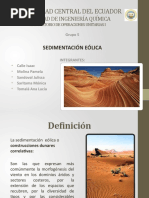 Sedimentación Eólica