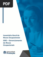 Inventário Geral de Riscos Ocupacionais GRO - Gerenciamento de Riscos Ocupacionais