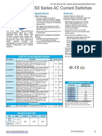 ACSX Series AC Current Switches: Applications Features