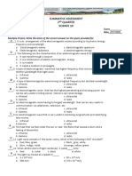 Sci Summative Assessment Do Not Delete