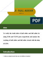 3BSCA - Half-Full Adder