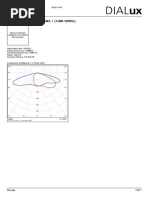 12M 120W Dialux Report 40M Distance 10M Width 1.5M Arm Single Installation