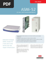 Asmi-52: 2/4-Wire SHDSL Modem/Multiplexer