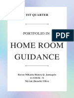 Home Room Guidance: Portfolio in