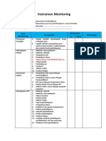 Contoh Instrumen Monev Pembelajaran Dan Penilaian