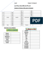 Final Exam Review Packet - SPANISH 1 (Compiled Version)