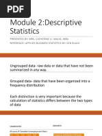 Module 2 - Descriptive Statistics - PPT-3