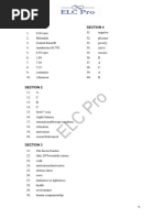 Answers: Section 1 Section 4