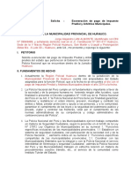 Solicitud Exoneración de Arbitrios