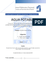 Memoria de Cálculo - Proyecto de Agua Potable (Equipo 6)