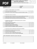 Formato de Evaluación de Auditoría de Comportamiento Seguro