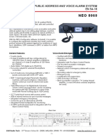 Public Address and Voice Alarm System EN 54-16