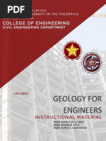 Ok CIEN 20032 - GEOLOGY FOR ENGINEERS (FOR CIVIL ENGINEERING)