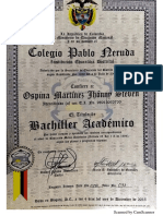 Apostillaje Diploma Bachiller