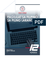 Pagsulat Sa Filipino Sa Piling Larangan