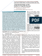 An Experimental Study On Soil Stabilization by Using Bio Enzymes