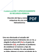 TEMA 2 - Elección Del Tipo y Número de Máquinas de Una Central Hidroeléctrica