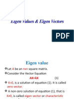 Eigen Values & Eigen Vectors