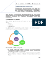 Resumen de Capítulos: C-1-C-2-C-3 y C2 Estrategias de Operaciones.