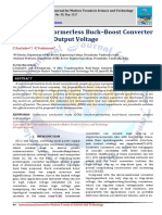 A New Transformerless Buck-Boost Converter With Positive Output Voltage