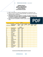 Hoja de Trabajo No. 1. Primero Contabilidad