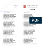 Lista Control Quinto Año - I Turno - Extraoficial