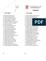 Lista Control Tercer Año - I Turno - Extraoficial