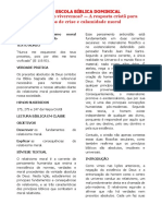 Lição 5 O Relativismo Moral Predominante No Mundo