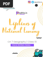 Padhle 10th - Social Science - Lifelines of National Economy