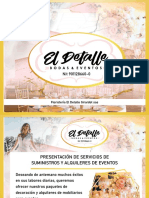 Brochure El Detalles Bodas & Eventos