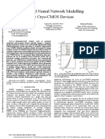 Artificial Neural Network Modelling For Cryo-CMOS Devices