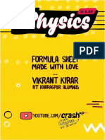 CrashUp Physics Formula Sheet