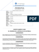 Ley - LEY de SUPERVISION FINANCIERA, DECRETO 18-2002 - 13-05-2002.